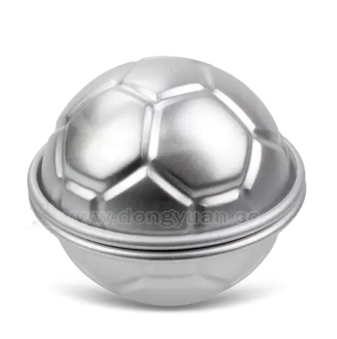 Aluminum Alloy Football Sphere Bath Bomb Molds