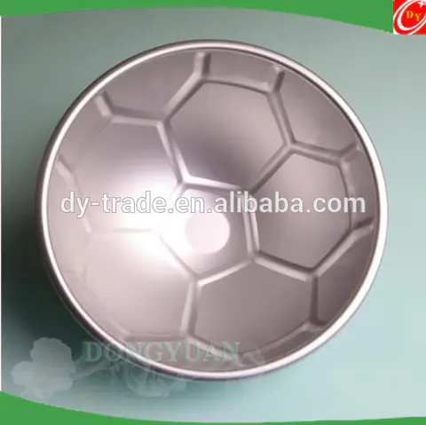 70mm,90mm Metal Football Shape Sphere Bath Bomb Molds