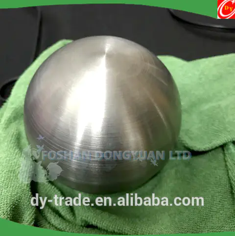 200mm inox steel brushed ball, matte hollow ball