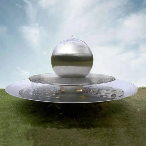 Water Fountain Feature/Spherical Custom Fountain Design for Garden