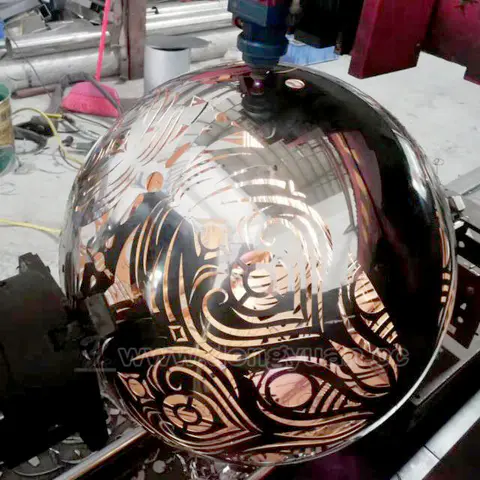 LaserEngravedStainless SteelDecorativeArtworks Sphere