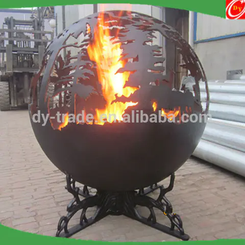 Decorative Steel Outdoor Fireplace