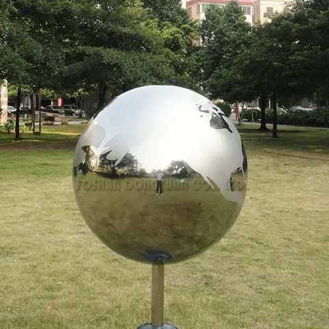 Outdoor Decorative Sandblasted Polished Stainless Steel Ball