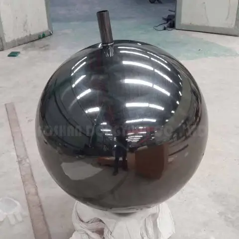 70CM Black Painted Stainless Steel Ball